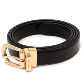 Coach CF272 IMBLK Women's Belt, Outlet Buckle, Cut-to-Size, Reversible