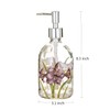 Glass Soap Dispenser Bottle 17 Ounces Soap Liquid Dispenser with