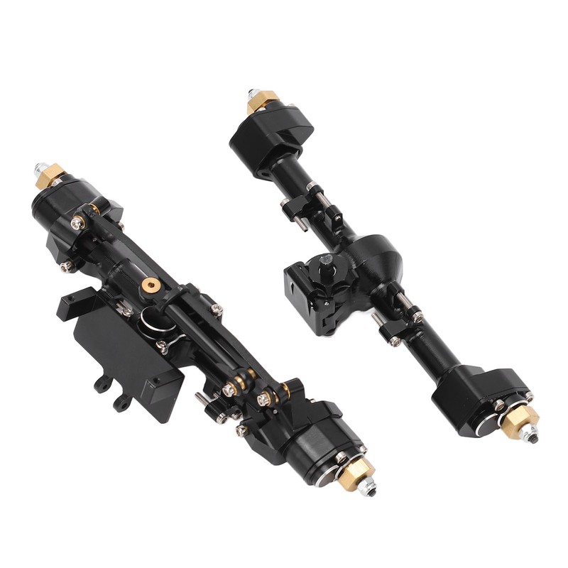 RC Car Metal Complete Front Rear Portal Axle Set Assembly