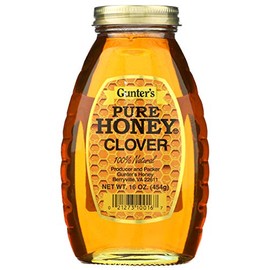 Gunter's Pure Honey Clover, Natural, 16 Ounces (Pack Of 12)