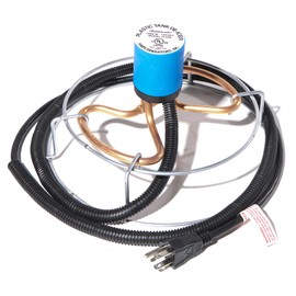 Farm Innovators Submergible Tank De-Icer, 1000W Water Deicer- Ice-N-Easy Design with Protective Cage for Plastic or Metal Livestock Water Stock Tank
