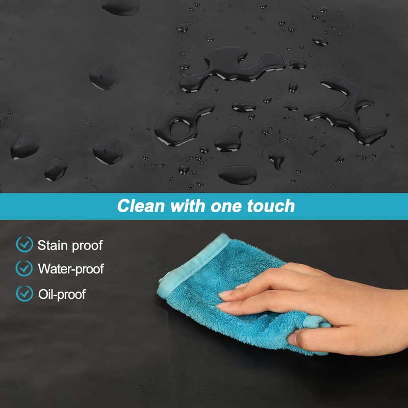 2 Pack Waterproof Rubber Vinyl Apron 40 Inch Chef Aprons