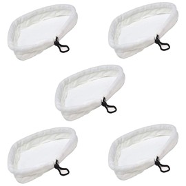5PCS Steam Mop Microfiber Cloth Pad Washable Microfiber Mop Pads Cleaning Pads Washable Cleaning Pads Shark Steam Mop Pads for H2O Mop X5