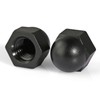50 Pieces M8 Nylon Acorn Nut Plastic Bolt Nut Caps