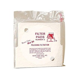 Buon Vino Mini Jet Filter Pads (3 Pack) - Polishing Wine filteration System - Brewing Supplies Kit - Home Winemaking Equipment - Sediment Remover Accessories - Minijet Purifier Filters Pad Sets