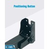 2 PCS Folding Table Legs 25.5cm, Foldable Table Legs Metal,
