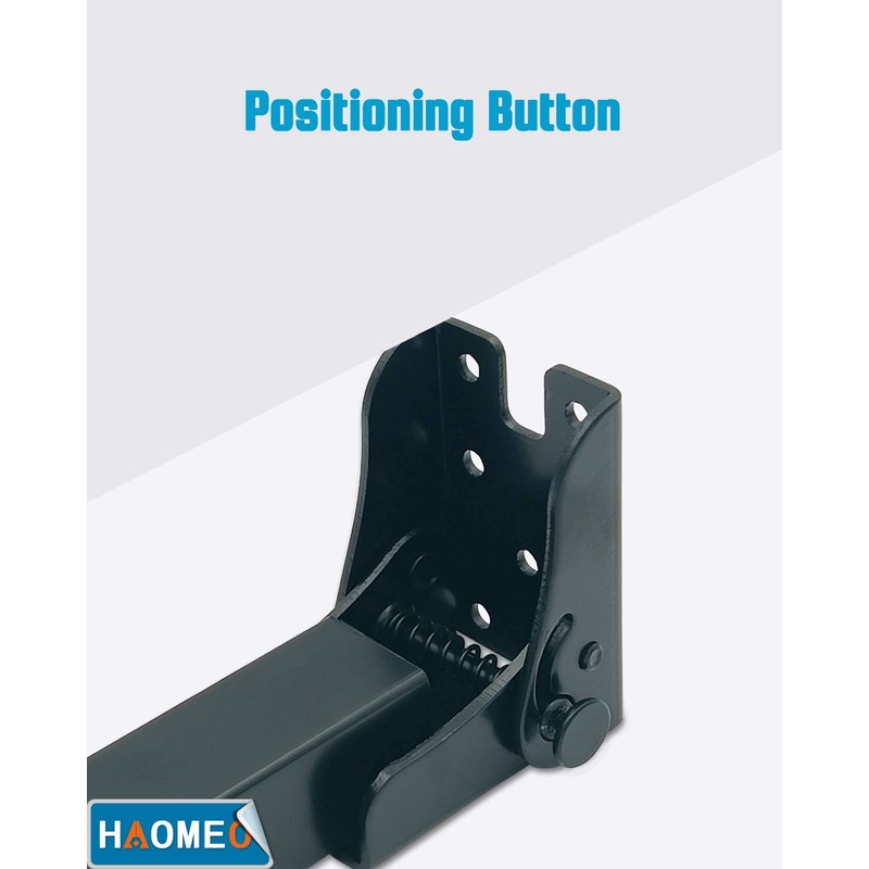 2 PCS Folding Table Legs 25.5cm, Foldable Table Legs Metal,