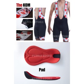 redwhite BIBSHOTRTS Men's Bib Shorts, Cycling Pants, Cycling Pants, Cycling Pants, Pad, Chamois, red