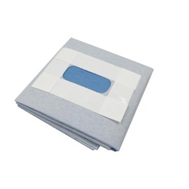 Fenestrated Drape Surgical Drape | Sterile Disposable Vet Adhesive Fenestrated Surgical Drape 24"x24" Fenestration Size: 2.4"x1.0" (1)