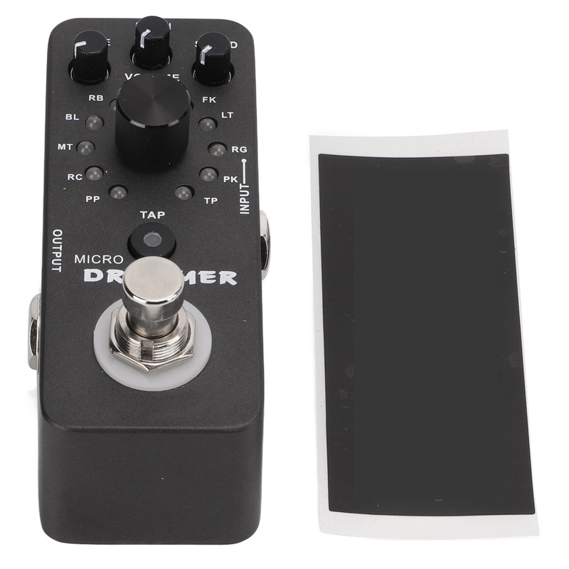 Drum Machine Pedal 121 Drum Loops Electric Guitar Monoblock Effect