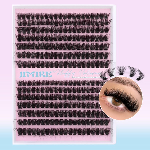 Individual Eyelashes Russian Super Fluffy Cluster Lashes 280Pcs Volume Cluster
