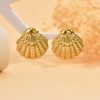 foyjoey Gold Earrings for Women 18K Gold Plated Chunky Starfish