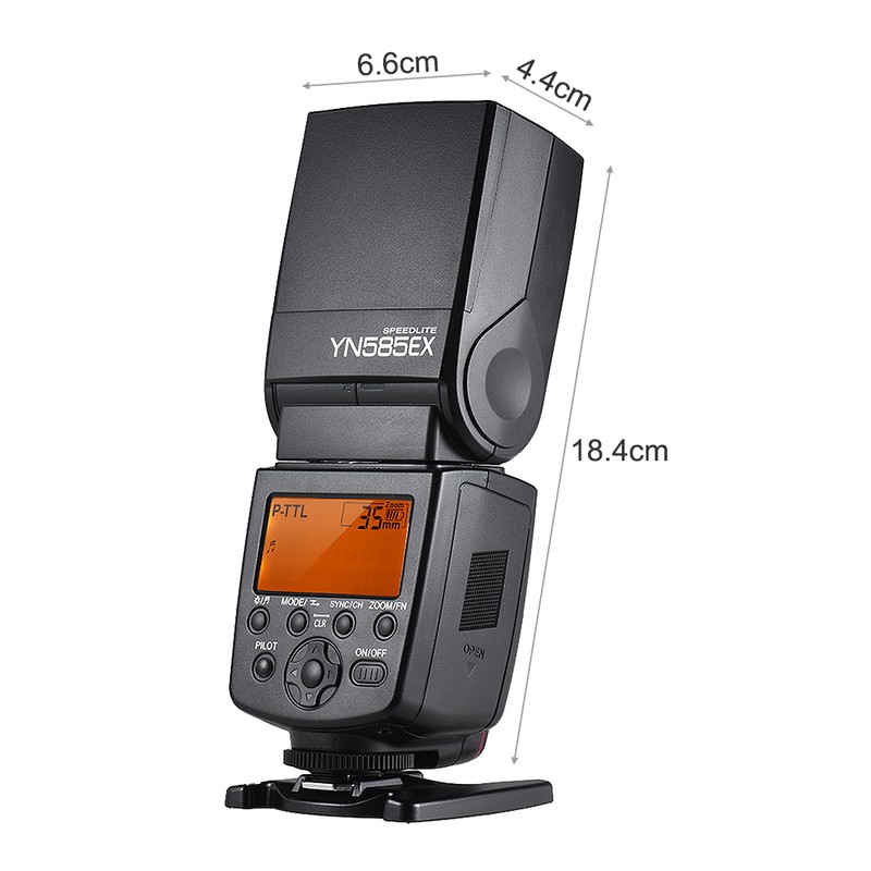 YONGNUO YN585EX P-TTL Wireless Speedlite Flash Light GN58 HSS 1/12000s