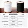 Black Elastic Cord 6mm | 10 Metres Flat Elastic Band