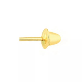 Carol 14k Solid Yellow Gold Earrings Push Backs Replacement Backing-Carol Jewelry Only