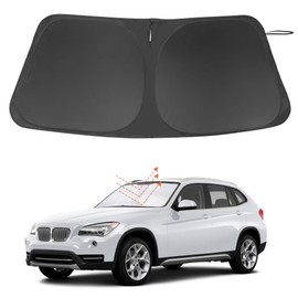Windshield Sun Shade Compatible with 2021-2024 2025 2026 Ford F150 F-150 (Lariat, King Ranch, Platinum, XL XLT Limited Raptor) Accessories Sunshade Shield Protector