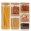 ComSaf Food Storage Containers with Airtight Lids Set of 6,