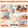 Teenanseen Sock Stop, 2 Pack Transparent Waterproof Sock Glue for