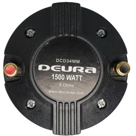DEURA®3000W 1.35" 2PCS Titanium Compression Driver Screw-on Horn Speaker Tweeter