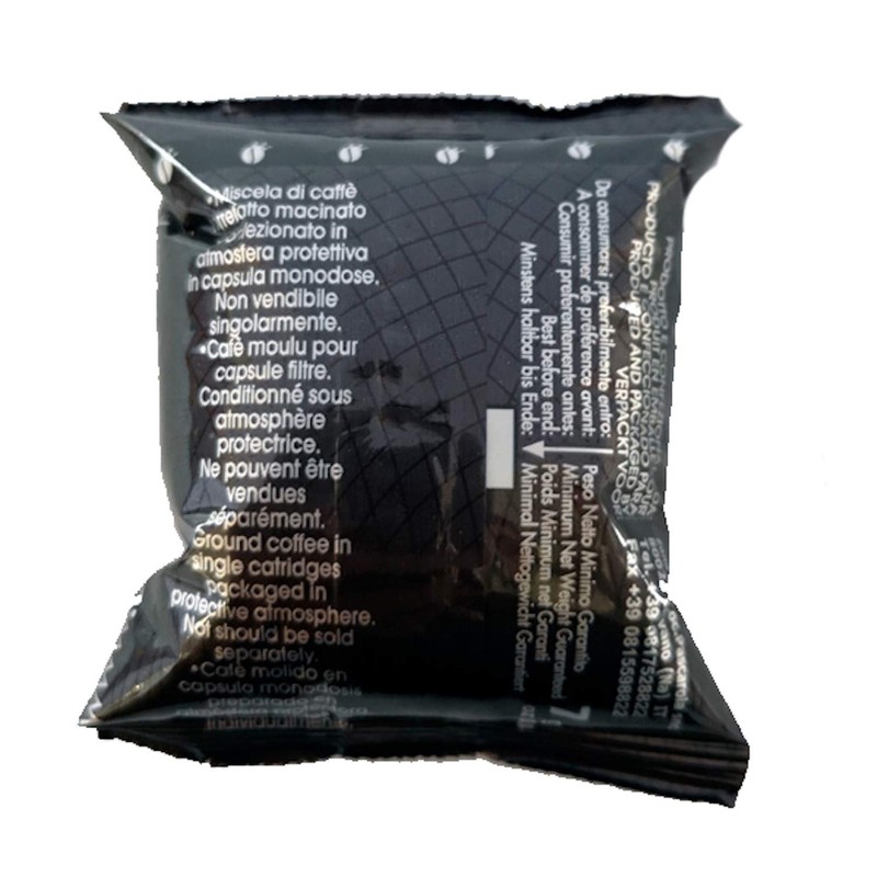 Caffè Borbone Point Black Blend Coffee 50 Capsules 600 g