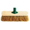 Jantex CD796 Wooden Broom Head, Soft, Coco, Size: 305 mm,