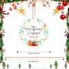 Engagement Hanging Ornament, 2.87 Inch Our First Christmas Engaged 2024
