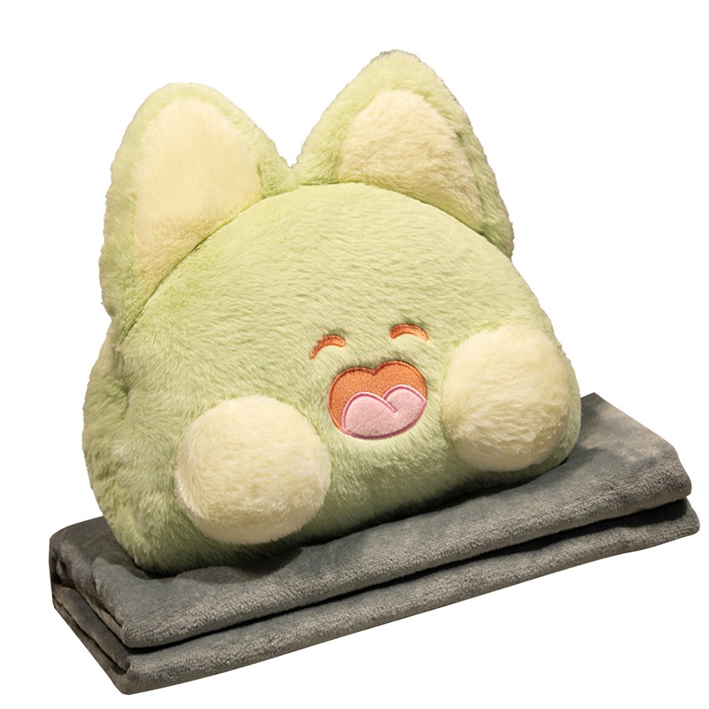 Stuffed Animals Travel Blanket Pillow Set Soft Plush Hugging Pillow