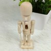 6pcs 12cm Christmas Nutcracker Ornament Set Wooden Nutcracker Character Soldier
