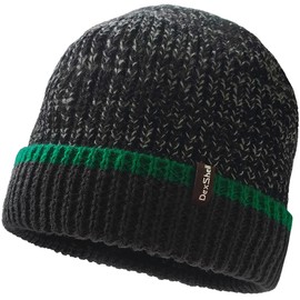 DexShell Cuffed Waterproof Windproof Breathable Beanie Hat - Green Edge - L/XL