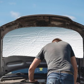 Car Sound Deadening Material Mat | Noise Reduction Dampening Pad - Vibration-Damping Thermal Acoustic Barrier, Tear-Resistant Heat Shield Panels for Truck Automobile