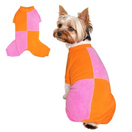 Topkins Dog Pajamas, Pet Pullover Costume, Dog Jumpsuit for Small Medium Dog, Lightweight Pet Pajamas for Spring, Summer, Autumn, L