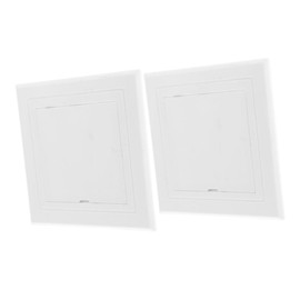 WOONEKY 2pcs Abs Access Panels for Drywall Ceiling Durable White Inspection Hatches for Wiring Plumbing and Electrical Access Stylish Design for Modern Interiors