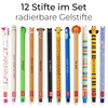LEGAMI Pen Set [12 Pieces], Erasable Gel Pens with Hippo,