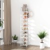 Lanteful Tall Narrow Shoe Rack 10-Tier Skinny Shoe Shelf Storage