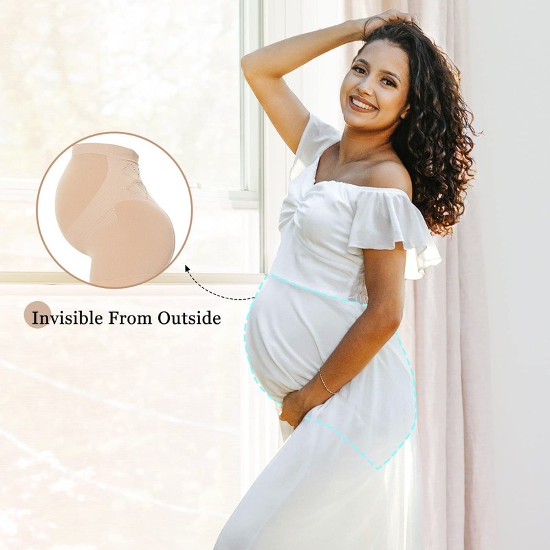 Boguish - Ropa interior para mujer, sin costuras, para embarazo,