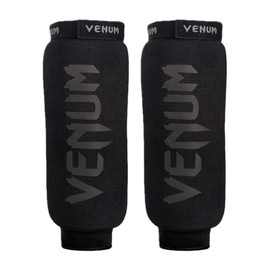 Venum, Kontact Shin Guards Without Foot, Men's, L, Black/Black