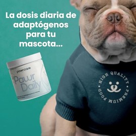 Mezcla Diaria de Adaptgenos para Wellness de Perros y Gatos  con Ashwagandha, Rhodiola y Reishi, Soporte Natural del Bienestar Integral,120 cpsulas   
