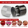 Vidalia Professional Meat Tenderizer, Stainless Steel Blades, Safety Lock, Clear