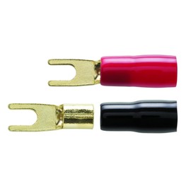 オーディオテクニカ TL8-M4Y ケーブルターミネータ(Y型圧着タイプ)(赤/黒 各1個入)(8ゲージまでネジ径4mm)