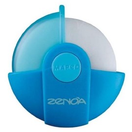 Maped Set of 3 Zenoa Plastic Erasers with Rotating Case - Assorted Colours