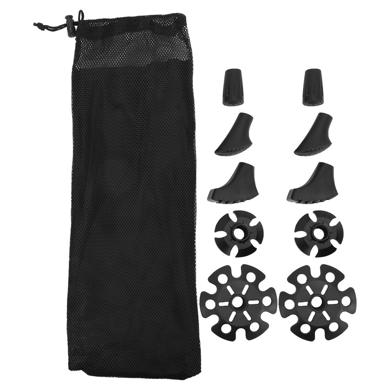 2pcs Foldable Hiking Poles Set Outdoor Walking Climbing Alpenstocks Collapsible