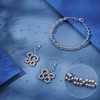 UNICRAFTALE 400 Pieces 4 Sizes Spacer Beads 304 Stainless Steel