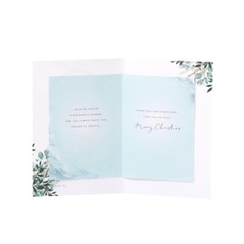 UK Greetings Christmas Card for Mother - Floral Design