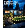 SenLuKit Solar Ground Lights Outdoor 18 Pack Waterproof, Upgraded Solar