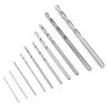 High-speed Steel Straight Shank 10PCS Durable 0.5-3mm Twist Drill Bits