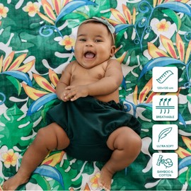 Tommy Lise Bamboo Muslin Swaddling Blanket 70% Bamboo 30% Cotton 120 x 120 cm