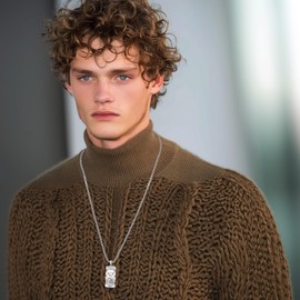 Eusense Memento Mori Necklace for Men Women 925 Sterling Silver Skull Jewelry Memento Mori Pendant Necklace Gifts for Him Her Birthday Anniversary Lover Faith