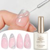 Platinum Silver Swirl Gel Nail Polish Art Liner 15ml
