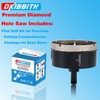 3" Diamond Hole-Saw Bits with Pilot Drill Bit 3 in