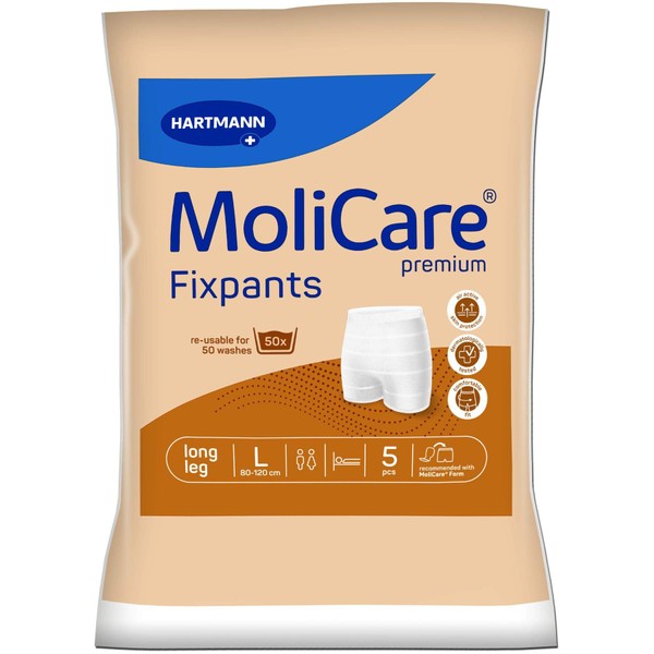 MoliCare Premium Fixpants for Incontinence Fixing Pants Large Pack of 5